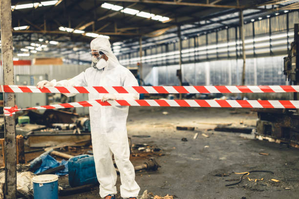 Professional Crime Scene Cleanup technician working in Jackson, WI